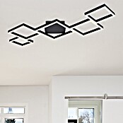 Globo LED-Deckenleuchte Kurio (58 W, L x B x H: 120 cm x 60 m x 6 m, Schwarz, Schwarz / Weiß, Kaltweiß) | BAUHAUS