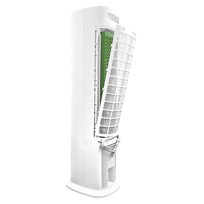MConfort Climatizador evaporativo Hogar Tower (Blanco, Altura: 105 cm, 80 W, 8 litros) | BAUHAUS