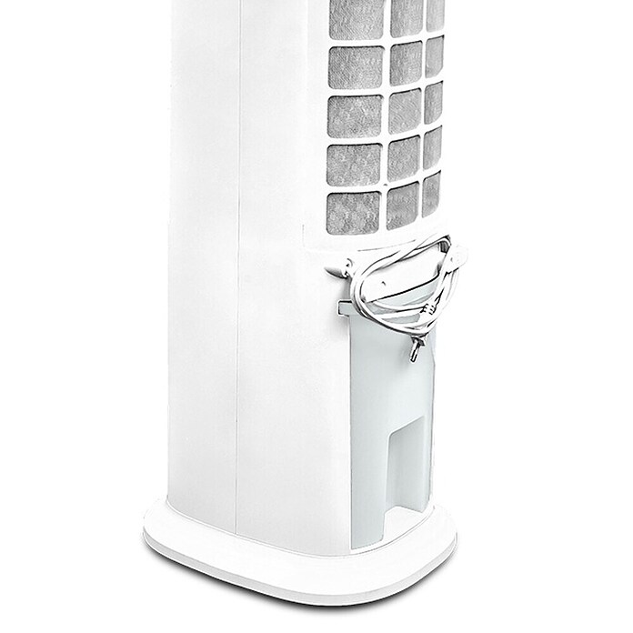MConfort Climatizador evaporativo Hogar Tower (Blanco, Altura: 105 cm, 80 W, 8 litros) | BAUHAUS