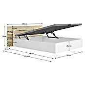 Dekit Cabecero de cama Tori (L x An: 209,2 x 181,2 cm, Roble claro) | BAUHAUS