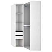 Dekit Mueble vestidor Suit (L x An x Al: 104,5 x 84,5 x 204,5 cm, Blanco/Natural, Trasera reversible) | BAUHAUS