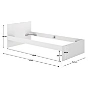 Dekit Cama Top (L x An x Al: 195 x 96 x 68 cm, Blanco) | BAUHAUS