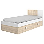 Dekit Cama Dina (L x An x Al: 196 x 97 x 79 cm, Natural/Blanco, Cajones) | BAUHAUS