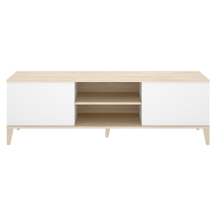 Dekit Mueble para TV Boston (L x An x Al: 39,9 x 150 x 48,1 cm, Natural/Blanco) | BAUHAUS