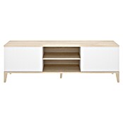 Dekit Mueble para TV Boston (L x An x Al: 39,9 x 150 x 48,1 cm, Natural/Blanco) | BAUHAUS