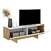 Dekit Mueble para TV Ka (L x An x Al: 30 x 150 x 49,6 cm, Blanco/Roble Nordic) | BAUHAUS