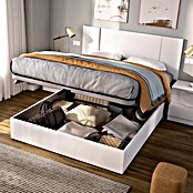 Dekit Set muebles de dormitorio Flow (4 pzs., Blanco, Específico para: Colchón de 135x190 cm) | BAUHAUS