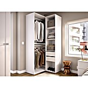 Dekit Mueble vestidor Suit (L x An x Al: 104,5 x 84,5 x 204,5 cm, Blanco/Natural, Trasera reversible) | BAUHAUS