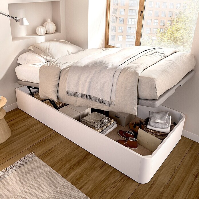 Dekit Canapé Round (190 x 90 x 32 cm, Blanco, Abatible) | BAUHAUS