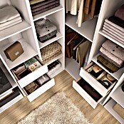 Dekit Mueble vestidor Suit (L x An x Al: 186,3 x 182,4 x 204,5 cm, Blanco/Natural, Trasera reversible) | BAUHAUS