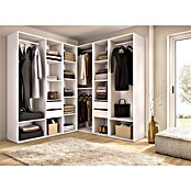 Dekit Mueble vestidor Suit (L x An x Al: 186,3 x 182,4 x 204,5 cm, Blanco/Natural, Trasera reversible) | BAUHAUS