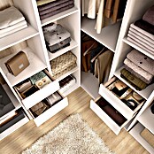 Dekit Mueble vestidor Suit (L x An x Al: 186,3 x 182,4 x 204,5 cm, Blanco/Natural, Trasera reversible) | BAUHAUS
