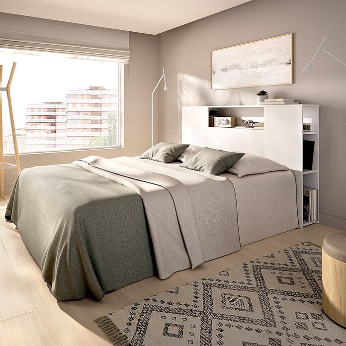 Dekit Ten Cabecero de cama (L x An: 23,4 x 157,2 cm, Blanco) | BAUHAUS