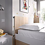 Dekit Cama Dina (L x An x Al: 196 x 97 x 79 cm, Natural/Blanco, Cajones) | BAUHAUS