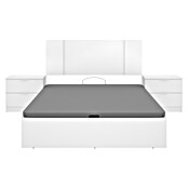 Dekit Set muebles de dormitorio Flow (4 pzs., Blanco, Específico para: Colchón de 135x190 cm) | BAUHAUS