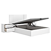 Dekit Set muebles de dormitorio Flow (4 pzs., Blanco, Específico para: Colchón de 135x190 cm) | BAUHAUS