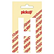 Pickup Etiqueta adhesiva (Motivo: H, Blanco, Altura: 90 mm)