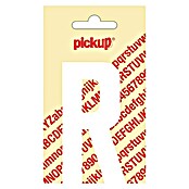 Pickup Etiqueta adhesiva (Motivo: R, Blanco, Altura: 90 mm)