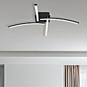 Globo LED stropna svjetiljka Jules  (24 W, D x Š x V: 690 x 690 x 105 mm, Crna) | BAUHAUS
