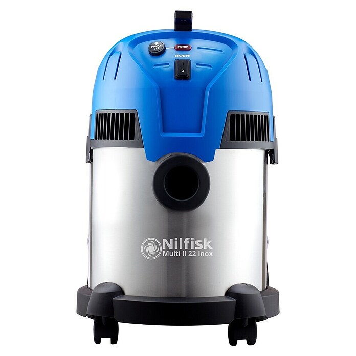 Nilfisk Nass-Trockensauger Multi II 22 Inox (1.200 W, Behältervolumen: 22 l)
