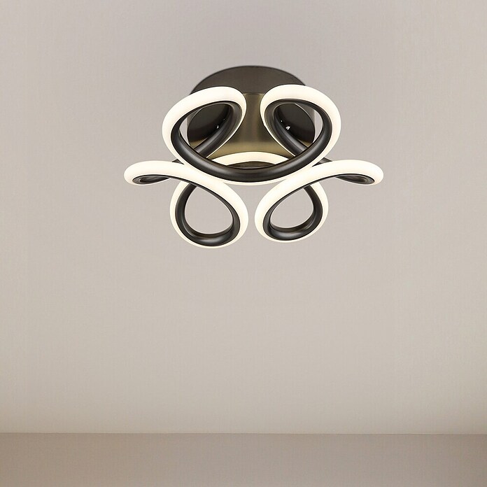 Globo LED stropna svjetiljka Melisand  (24 W, Antracit) | BAUHAUS