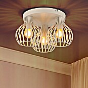Globo Stropna svjetiljka Mateo  (40 W, Ø x V: 31 x 16,5 cm, Bež, E14) | BAUHAUS
