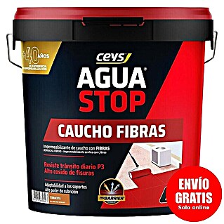 Ceys Impermeabilizante caucho acrílico Agua Stop (20 kg, Terracota)