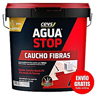 Ceys Impermeabilizante caucho acrílico Agua Stop (20 kg, Gris)