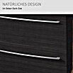 Camargue Swing Waschtischunterschrank (44 x 120 x 63 cm, Darkoak, Matt)