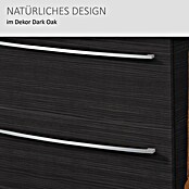 Camargue Swing Waschtischunterschrank (45,5 x 80 x 63 cm, Darkoak, Matt)