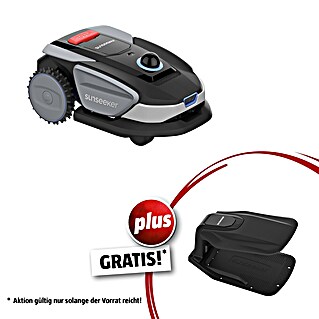 Sunseeker Mähroboter-Set S4 (1 000 m², Schnittbreite: 18 cm, Laser-gestützte Navigation, LiDAR)
