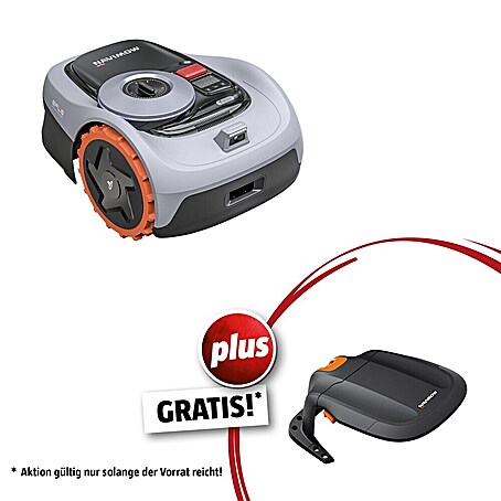Segway Mähroboter-Set i105E + Garage GRATIS (500 m², Schnittbreite: 18 cm, Satellitengestützte Navigation, RTK)