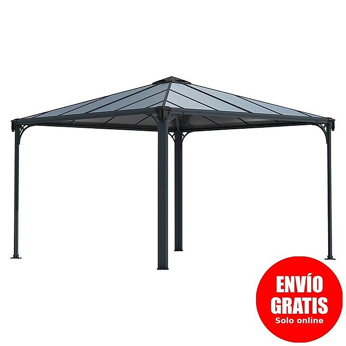 Palram Pérgola (3,6 x 3,6 x 2,95 m, Antracita)