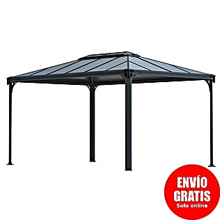 Palram – Canopia Pérgola Martinique (An x Pr: 430 x 295 cm, Color del armazón: Antracita, Aluminio)