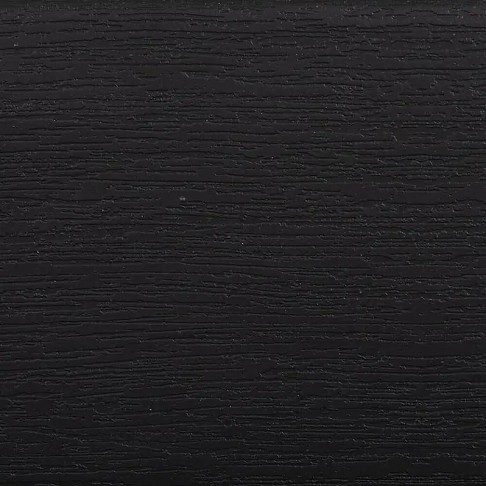 Furnicato Gartenbank Polypropylen Anthrazit - B x T x H: 52 x 110 x 71 cm, Anthrazit - Schwarze texturierte Oberfläche mit horizontaler Maserung.