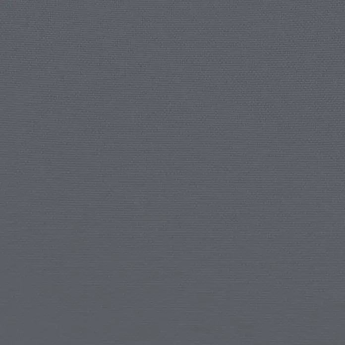 Furnicato Gartenbank pulverbeschichtetes Aluminium - B x T x H: 110 x 73 x 73 cm, Schwarz - Dunkelgrauer Webstoff mit dezenter Textur.