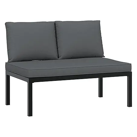 Furnicato  Gartenbank pulverbeschichtetes Aluminium