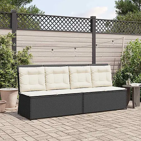 Furnicato  Gartenbank Poly-Rattan