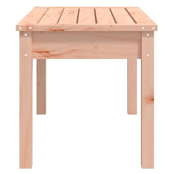 Furnicato Gartenbank - Natürliches Douglasie - Gartentisch aus hellem Holz mit Lattenplatte.