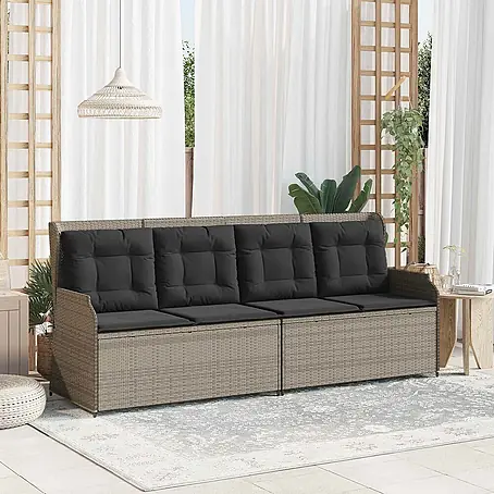 Furnicato  Gartenbank Poly-Rattan