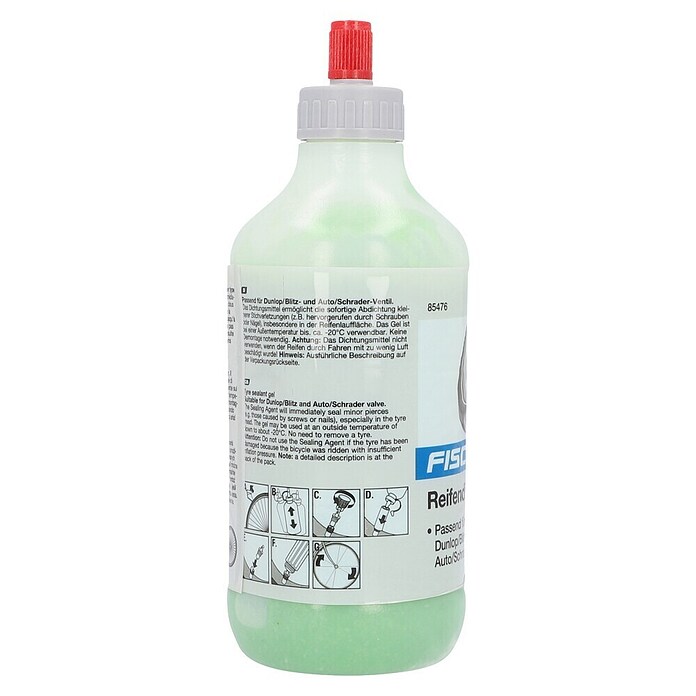 Fischer Reifen-Dicht-Gel (Geeignet für: Fahrradschläuche mit Auto-/Dunlopventil)