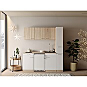 Respekta Küchenzeile Ingrid (Breite: 180 cm, Weiß, Mit Kochfeld + Kühlschrank) | BAUHAUS