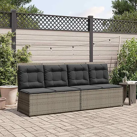Furnicato  Gartenbank Poly-Rattan