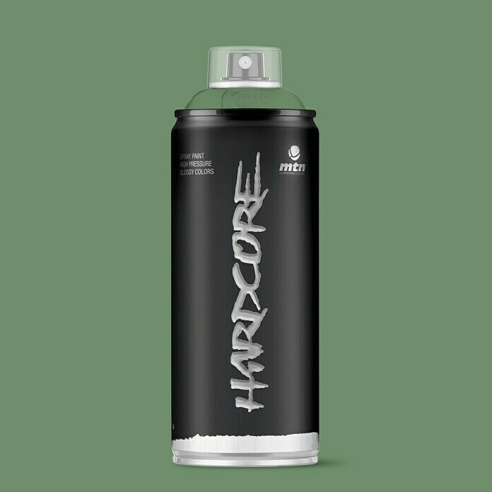mtn Spray Hardcore verde caqui (400 ml, Brillante)