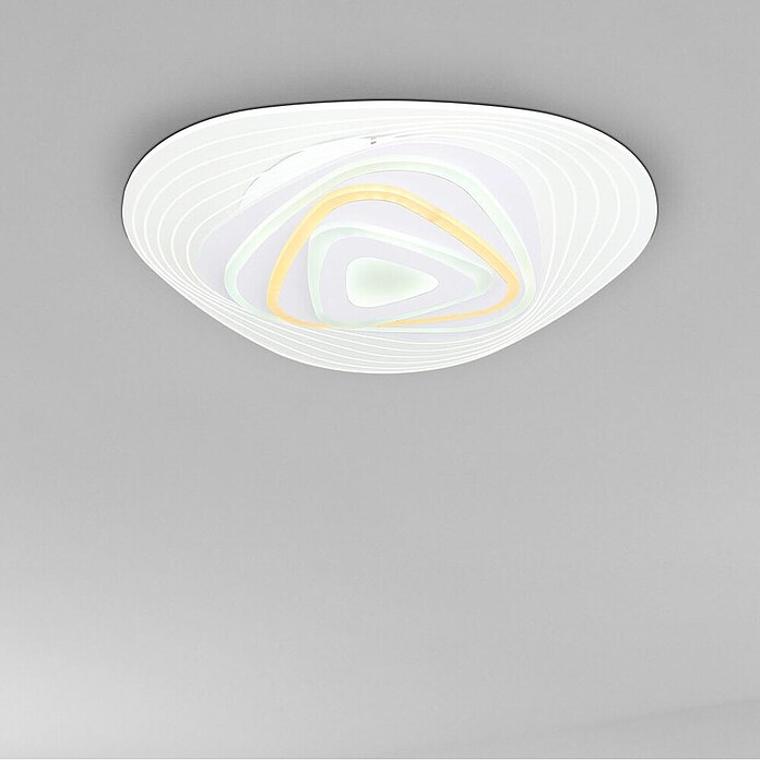 Globo LED stropna svjetiljka Jocelyn  (40 W, D x Š x V: 50,2 x 48,8 x 6,5 cm, Bijela, Topla bijela) | BAUHAUS