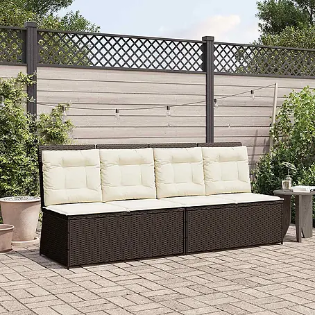 Furnicato  Gartenbank Poly-Rattan