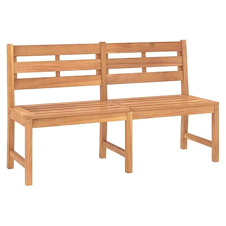 Furnicato  Gartenbank Teak-Hartholz lackiert
