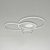 Globo LED stropna svjetiljka Invertina  (54 W, D x Š x V: 900 x 700 x 130 mm, Srebrna, Topla bijela) | BAUHAUS