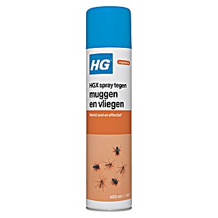 HG X Ongediertespray tegen muggen en vliegen (400 ml)