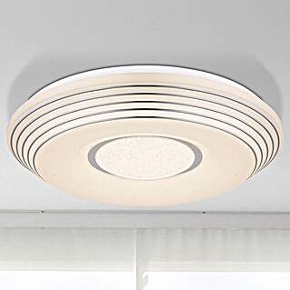 Globo LED okrogla stropna svetilka (40 W, Ø x V: 50 x 8,5 cm, Bela)